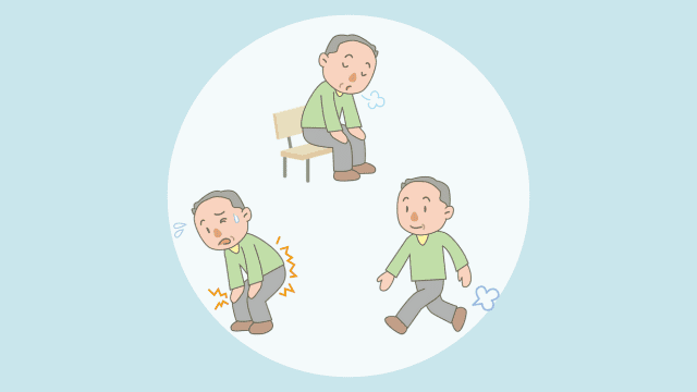 人工膝関節置換術の手術後の生活で注意することの図